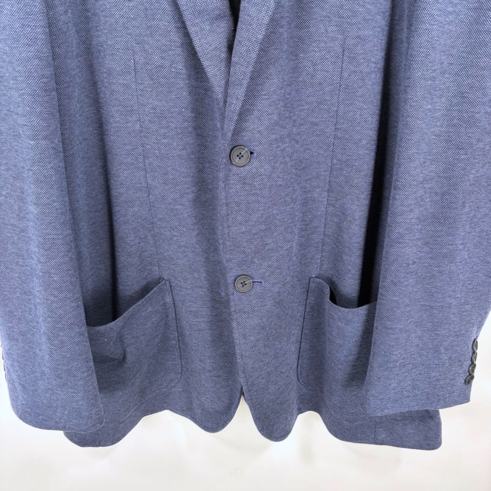 Jos A Bank Unstructured Blazer Sport Coat Men 3XLT Tall Blue Traditional Travel - Picture 5 of 15